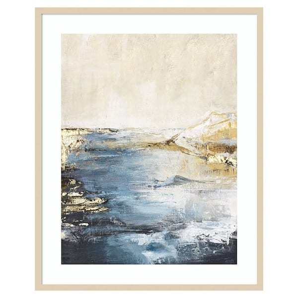 Amanti Art Astonish 3 by Design Fabrikken 33 in. W x 41 in. H. Wood Framed Wall Art Print Framed in Brown