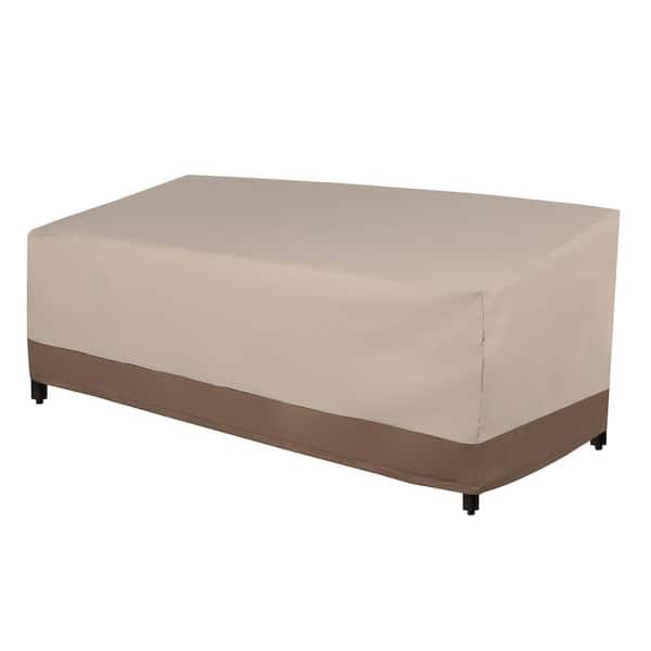 Karl home Khaki 600D Oxford Fabric Patio Furniture Cover