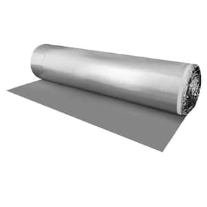 Premium Plus 200 sq.ft. 43 in. W x 56 ft. L x 3.0 mm T 120 mil Acoustic Underlayment with Silver Foil for Laminate Floor