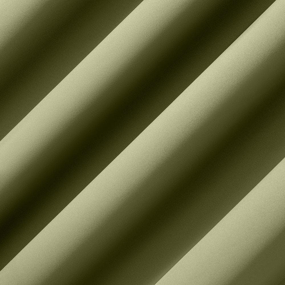 Sage Green 63" Blackout Polyester Grommet Curtain Panel