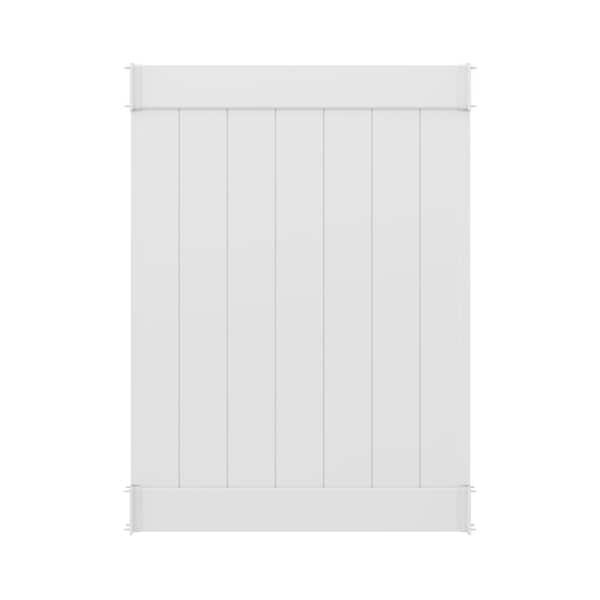 Barrette Outdoor Living 5 ft. x 3.5 ft. White Vinyl Outdoor Changing Room Side Wall