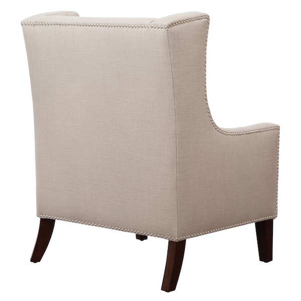 Weston Linen Wingback Chair