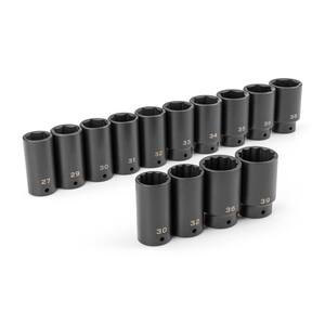 Douille à Choc Profonde 21 Mm – 1/2 Pouce, Acier CR-V