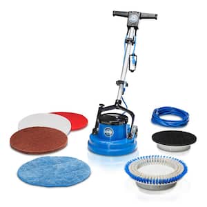 Electric Walk-Behind Auto Floor Scrubber, 17 Cleaning Path, Corded, Global Industrial