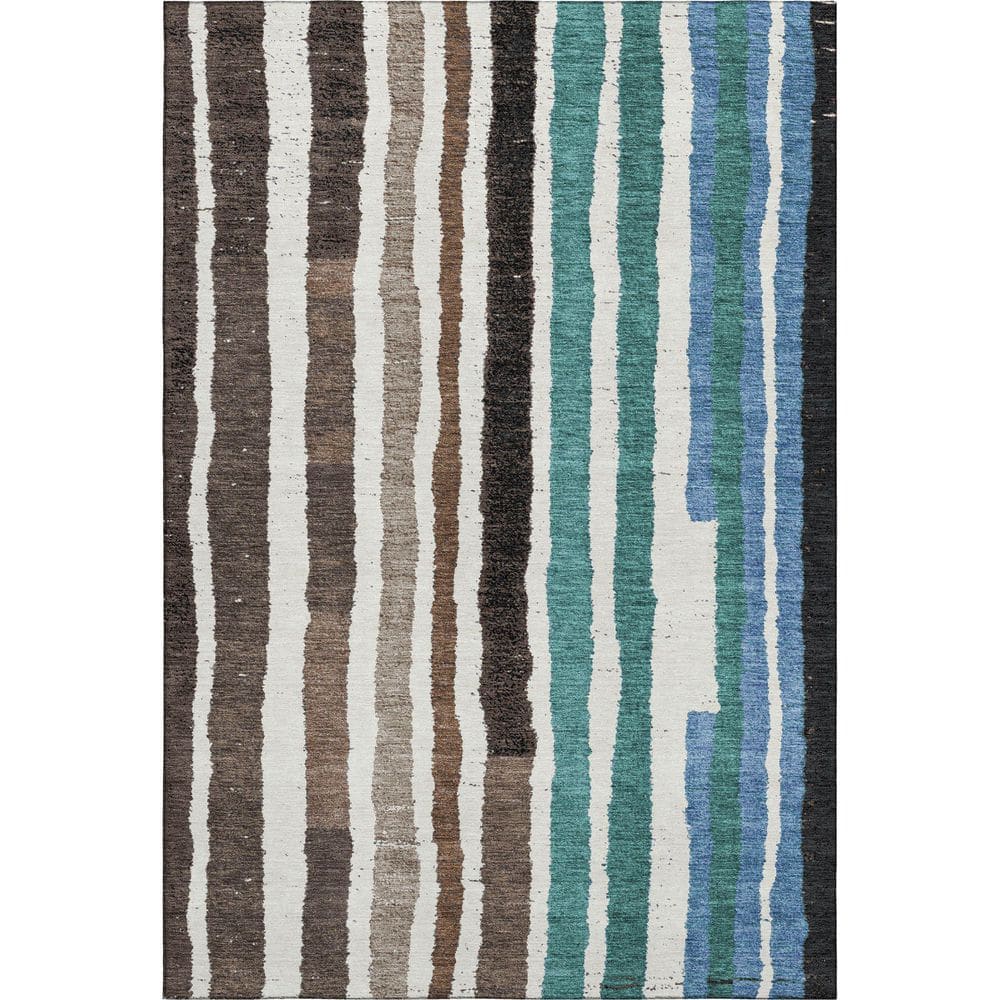 Mayfield Premium Machine Washable Abstract AMF1961 Brown 10 ft. x 14 ft. Area Rug price history on PriceWatchPro