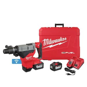 M18 FUEL ONE-KEY 18V Lithium-Ion Brushless Cordless 1-3/4 in. SDS-MAX Rotary Hammer with Two 12.0 Ah Battery