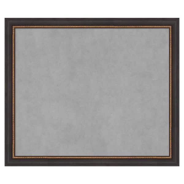 Amanti Art Ashton Black 27 in. x 23 in. Framed Magnetic Board