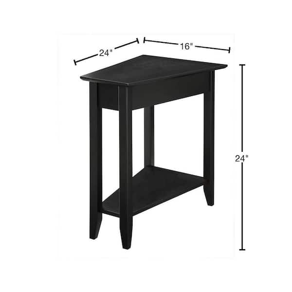 wedge corner table