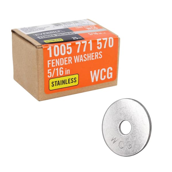 Everbilt 5/16 in. x 1-1/2 in. Fender Washers SS (25-Piece)