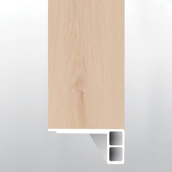 A&A Surfaces Ambercliff 3/4 in. T x 1.77 in. W x 94 in. L Luxury Vinyl Flush Stair Nose Eased-Edge Molding