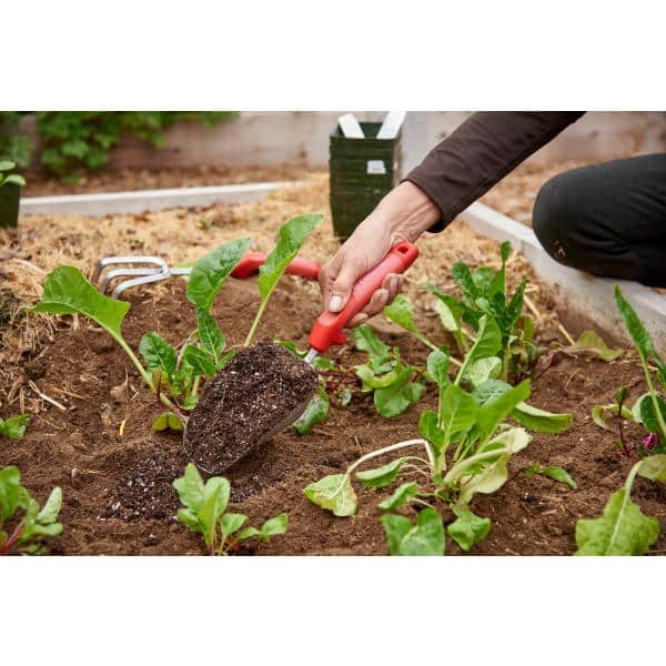 Corona Red ComfortGEL Stainless Steel Garden Hand Scoop