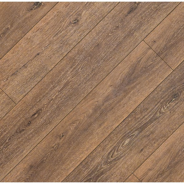 A&A Surfaces Alton Ozark Valley 7.7 in. W x 48 in. L Hybrid Resilient Waterproof Rigid Plank Flooring (17.96 Sq. ft./case), Light