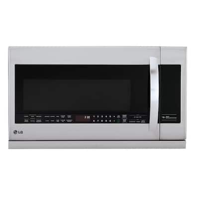 2.2 cu. ft. Over the Range Microwave in Stainless Steel with EasyClean, Sensor Cook and ExtendaVent