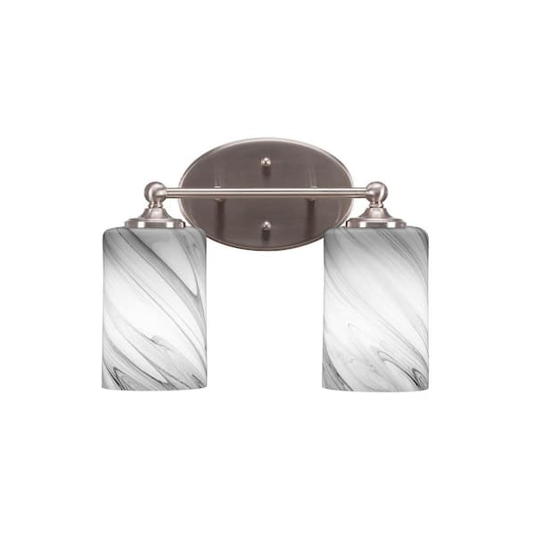 Unbranded Royale 6.75 in. 1-Light Brushed Nickel Vanity Light