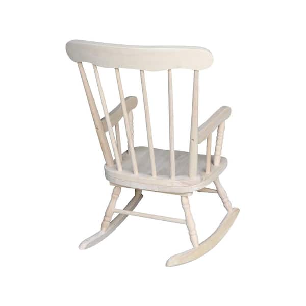 Unfinished Children S Rocking Chair Top, Cool Kid Rocking Chairs