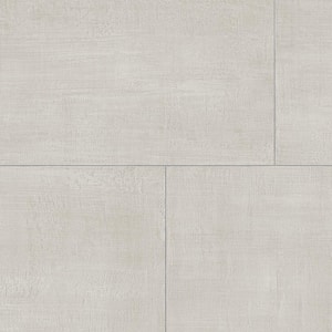 Unico Pearl 24 in. x 48 in. Concrete Look Porcelain Floor and Wall Tile (15.50 sq. ft./Case)