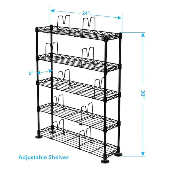 Atlantic 3-Tier Heavy-Gauge Wire Can Rack Storage Organizer for