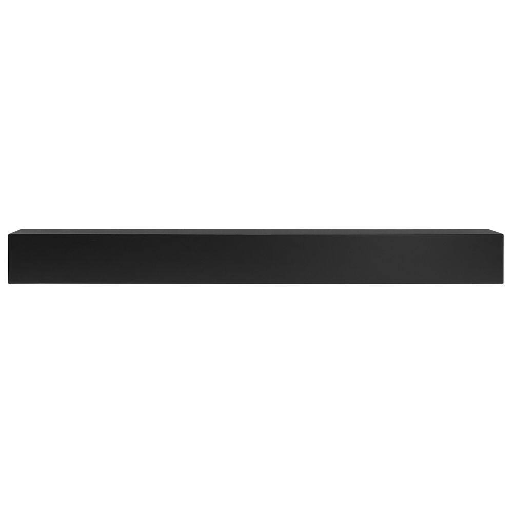 The Sam Black 5 ft. Fireplace Cap-Shelf Mantel