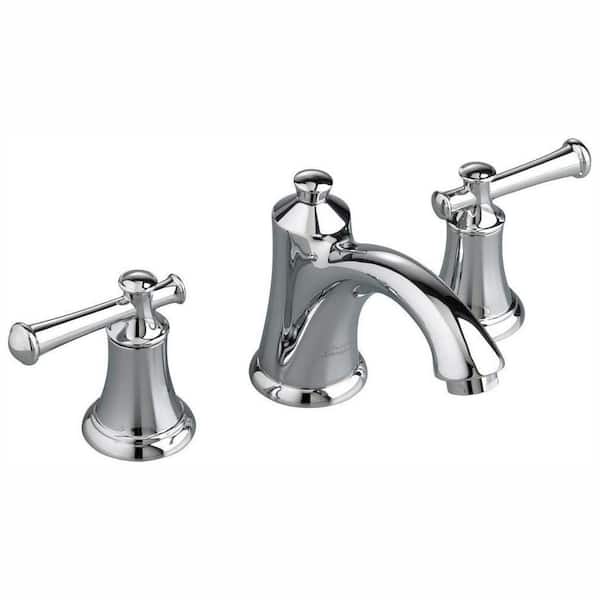 American Standard Portsmouth 8 in. Widespread 2-Handle Bathroom Faucet in Polished Chrome with Speed Connect Drain