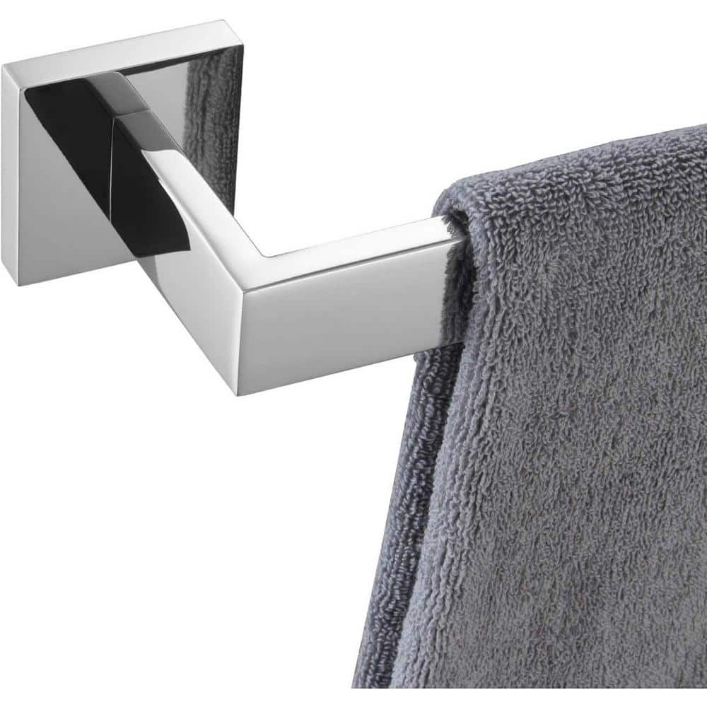 Single Towel Bar, 20in. Wall Mounted Towel Bars Stainless Steel, Polished C