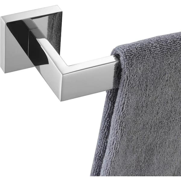 Adrinfly Single Towel Bar, 20in. Wall Mounted Towel Bars Stainless Steel, Polished Chrome