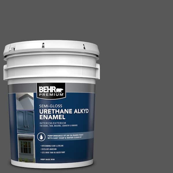 5 gal. #PPU24-22 Shadow Mountain Urethane Alkyd Semi-Gloss Enamel Interior/Exterior Paint