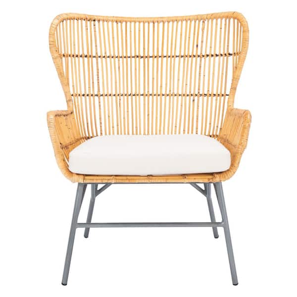 SAFAVIEH Lenu Light Brown/Light Gray Side Chair