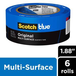 Dolphin Blue Painters Masking Tape 1.88-Inches x 60 Yards 3-Pack 