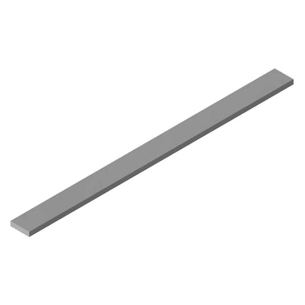 Keyport Shaker 3 in. W x 0.75 in. D x 42 in. H in Charcoal Solid Wood Cabinet Filler