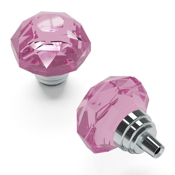 HICKORY HARDWARE Crystal Palace 1-1/4 in. Dia Glass with Chrome Finish Cabinet Knob (10-Pack)
