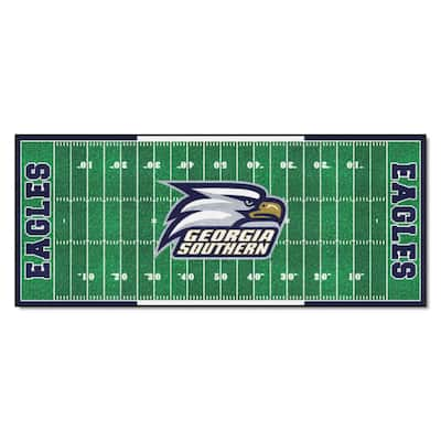 fanmats seattle seahawks 3 ft x 6 ft football field runner rug 7366