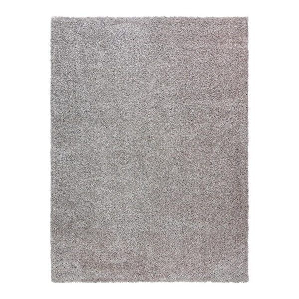 Gertmenian Thayer Gray 5 ft. x 7 ft. Solid Shag Indoor Area Rug