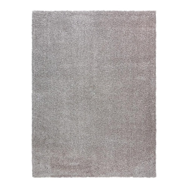 Gertmenian & Sons Thayer Gray 7 ft. x 10 ft. Solid Shag Indoor Area Rug