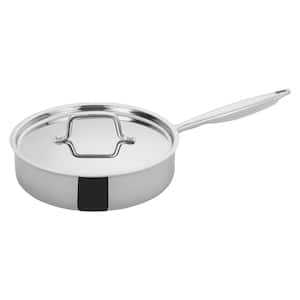 3 qt. Triply Stainless Steel Saute Pan with Cover