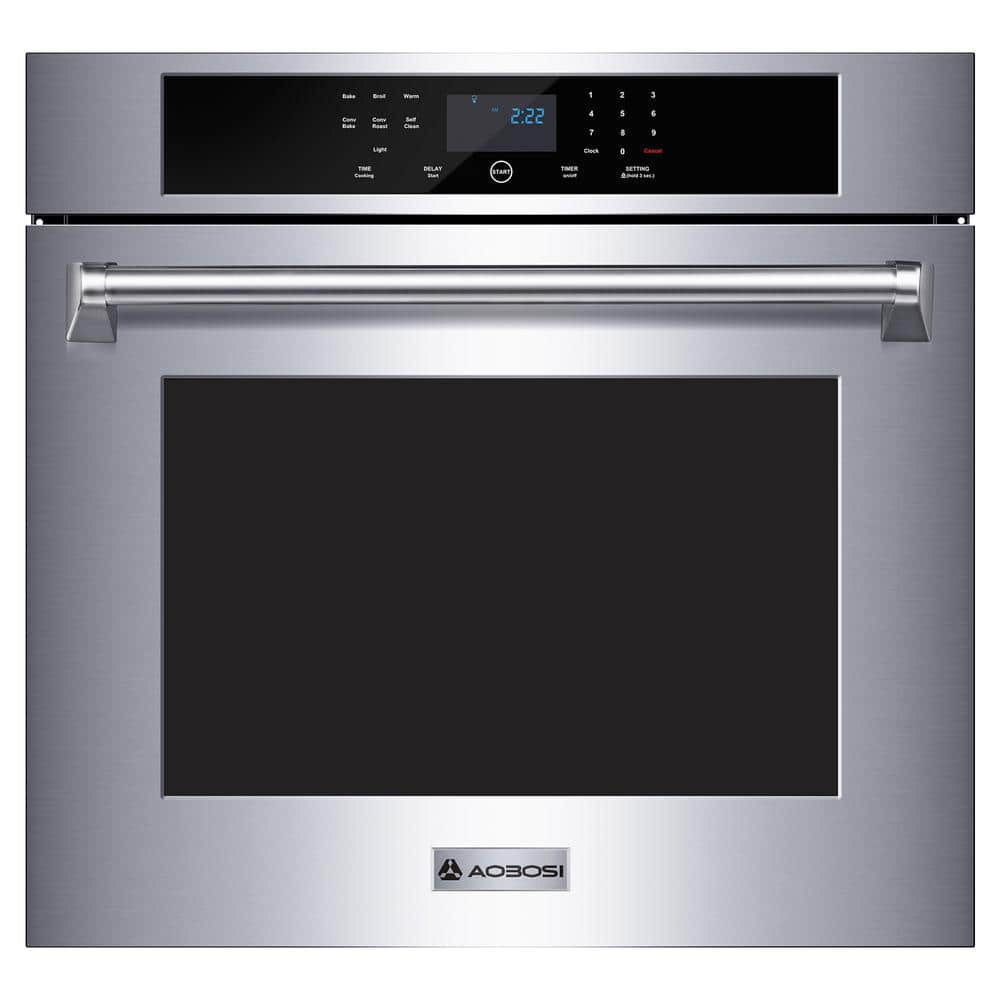 Sunmaki 30 in. Single Deluxe Wall Oven with Convection Self-Cleaning in Stainless Steel