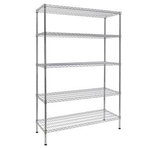Modern Silver Wire Shelf (41.73 in. D x 17.72 in. W)