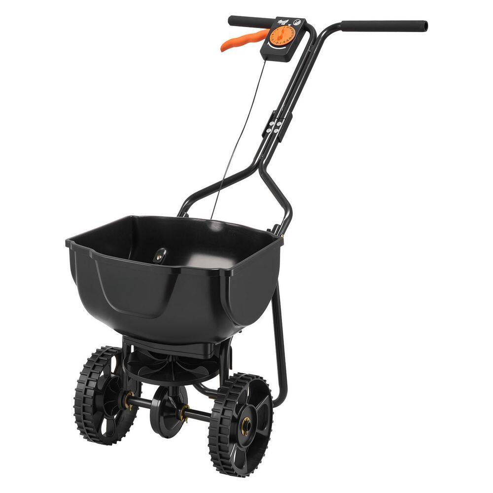 Walk-Behind Spreader, 9. 8ft. Spread Width, Push Broadcast Spreader with 10 in. Durable Tires, Adjustable Flow Control price history on PriceWatchPro