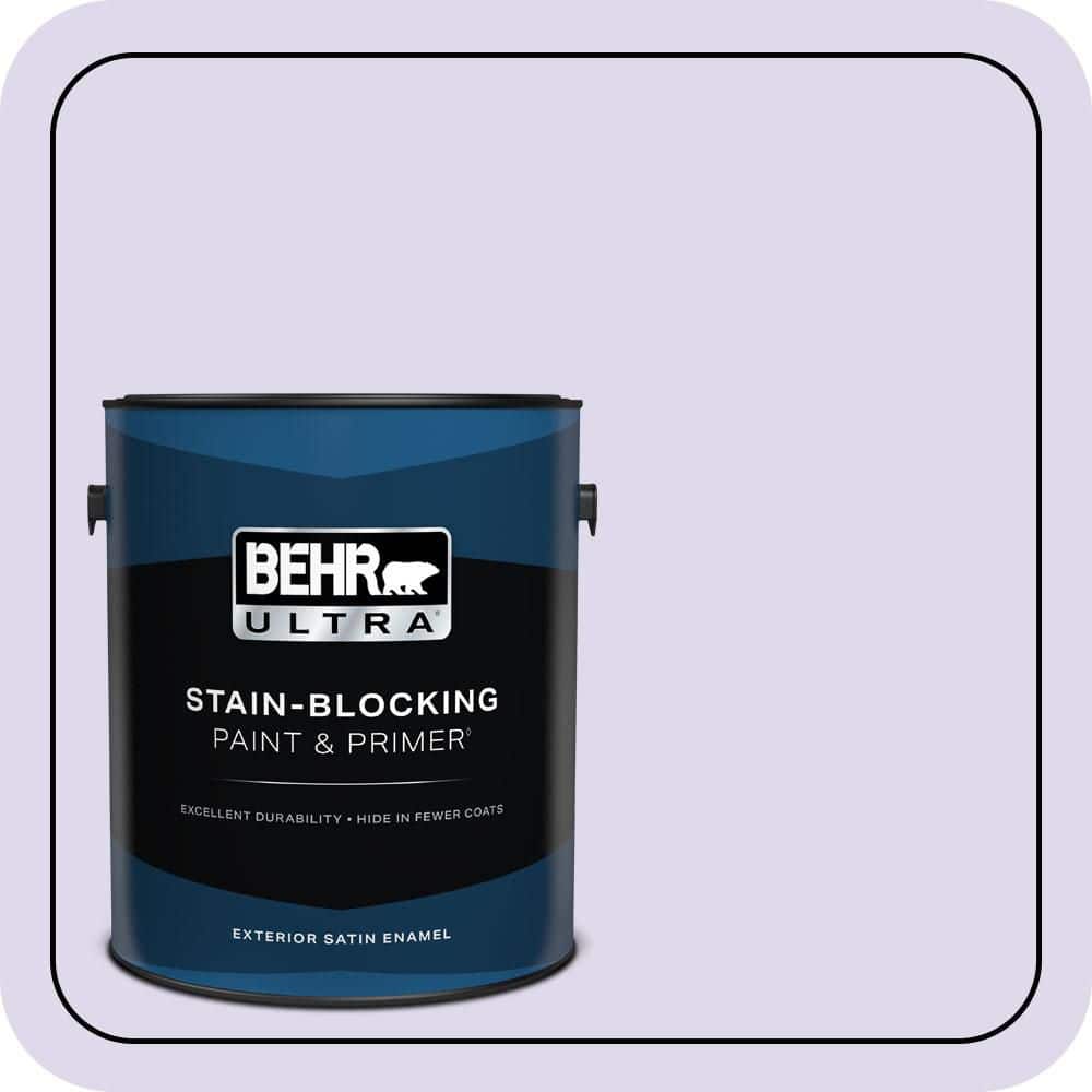 1 gal. #640A-2 Misty Violet Satin Enamel Exterior Paint & Primer price history on PriceWatchPro