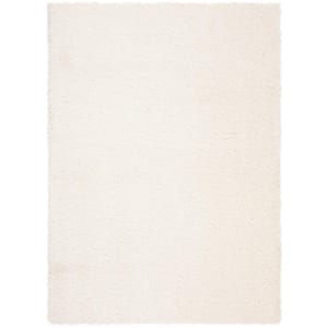 Flokati Ivory 5 ft. x 8 ft. Solid Area Rug