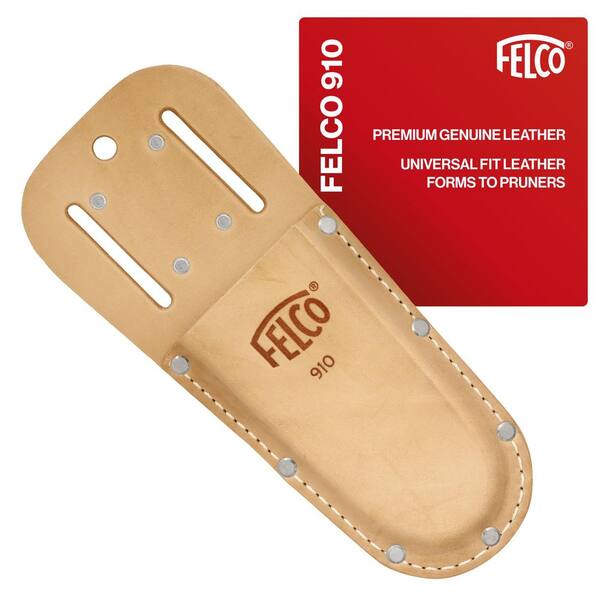 FELCO 6 in. Genuine Leather Holster, Belt or Clip Option F910