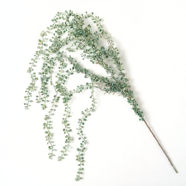 SULLIVANS 58 in. Sage Green Indoor Artificial Hanging Berry Flower