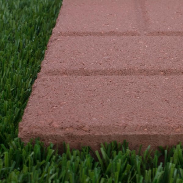 12 in. x 12 in. Brickface Square Concrete Step Stone (168-Piece Pallet)