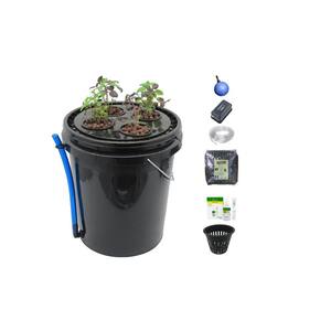 Viagrow VDIY-4 Bucket Deep Water Hydroponic 4 Plant System Black for sale online