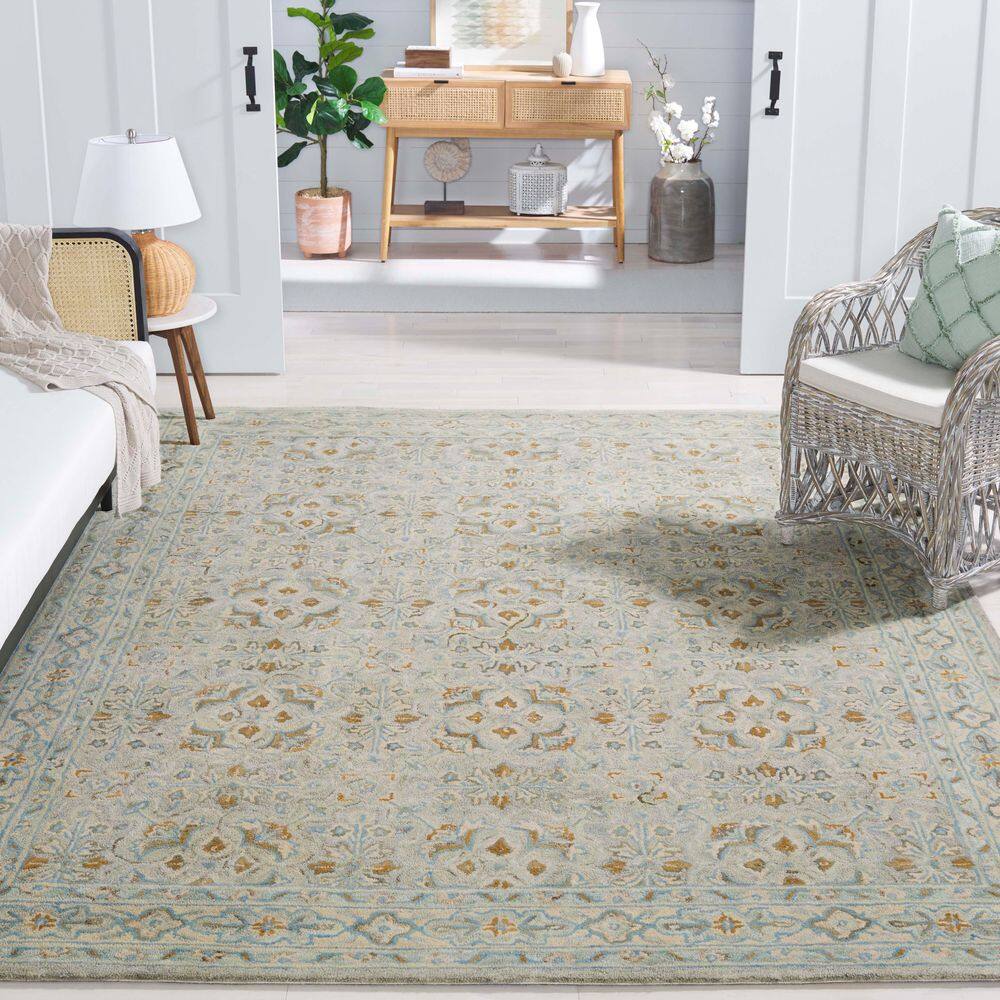 Heritage 10 X 14 Green/Ivory Oriental Area Rug price history on PriceWatchPro