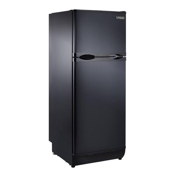 Unique 8 Cu Ft Propane Top Freezer Refrigerator Dual Power In Black Propane 110 Volt Ugp 8c Sm B The Home Depot