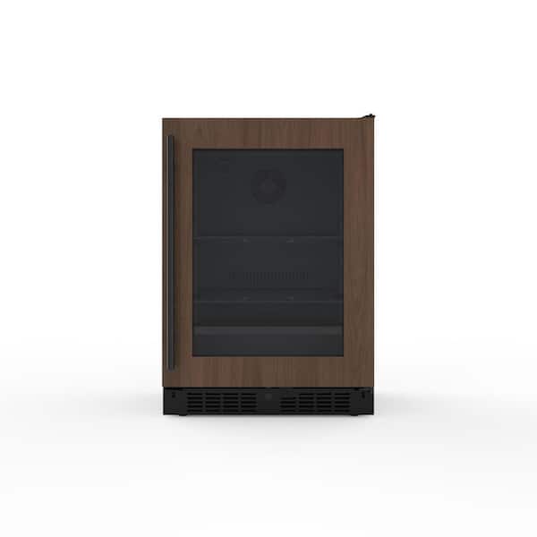 Signature 24 in. 84 Can and 13 Bottle Panel-Ready Single Door Single Zone Built-In Beverage and Wine Cooler