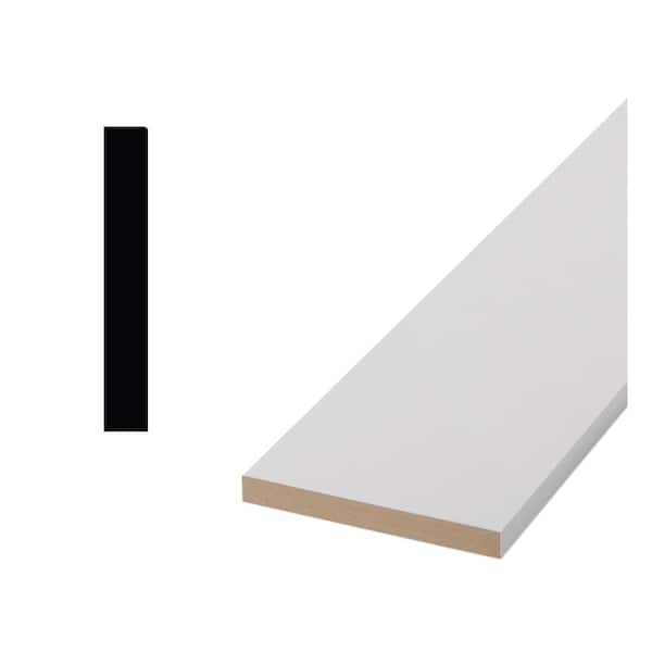 Woodgrain Millwork Timeless Craftsman 75E1 11/16 in. x 7-1/2 in. Primed MDF Base Moulding