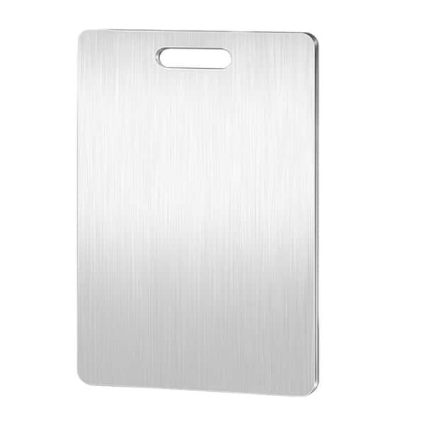 New Upgrade 18 in. x 12 in. Double - sided Pure Titanium Cutting Board for Kitchen
