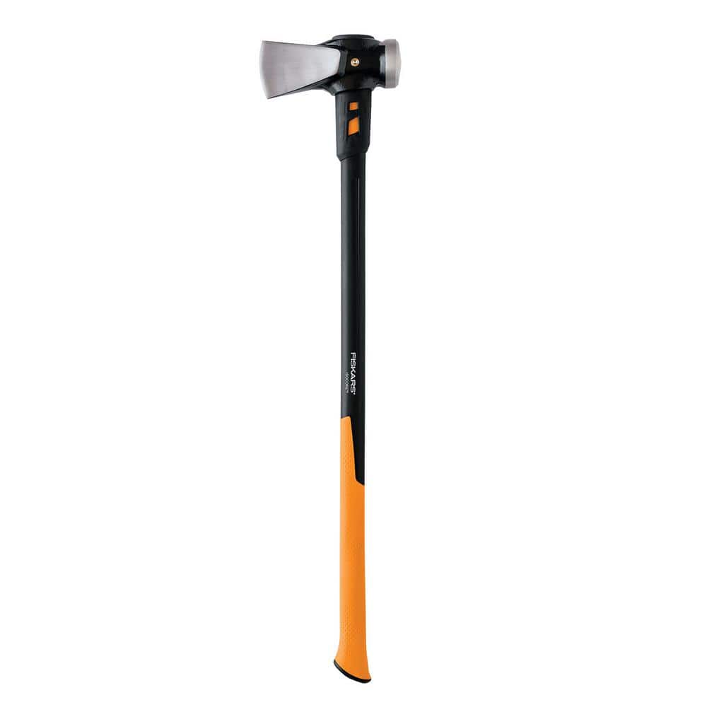 Fiskars IsoCore 8 lbs. Forged Steel Splitting Maul with 36 in. Fiberglass Core Handle 1066016 - The Home Depot