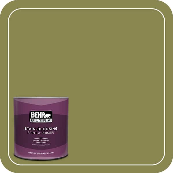 BEHR ULTRA 1 qt. #T15-18 Snap Pea Green Extra Durable Eggshell Enamel Interior Paint & Primer